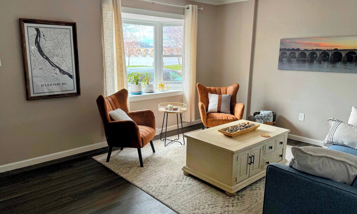 Harrisburg House | 2-bedroom home along Riverfront in Serene Shipoke community of Harrisburg, PA