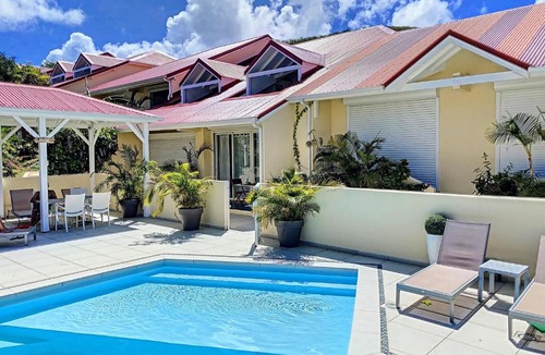 Cul de Sac Apartment | Beautiful suite S5, pool, sea view, Pinel Island