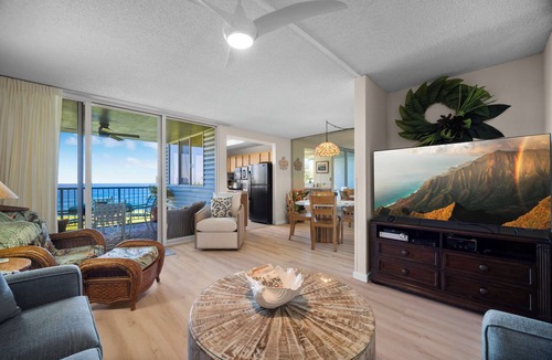 Princeville Condo | Full Ocean View, Great For Whale Watching