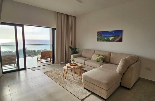Mahe Island Apartment | Lily Holiday Apartments - A Modern Sea-View Apartment with AC near Au Cap Beach