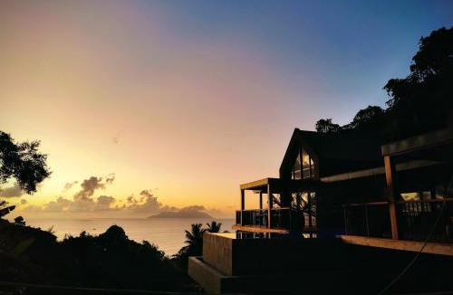 Glacis Villa | Maison Gaia Seychelles - staffed 5BR villa, infinity pool, ocean & sunset view