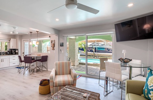 Fort Myers Beach Villa | "ParrotEyes FMB" North Island Beauty! Pvt Heated Pool, TOTAL RENOVATION