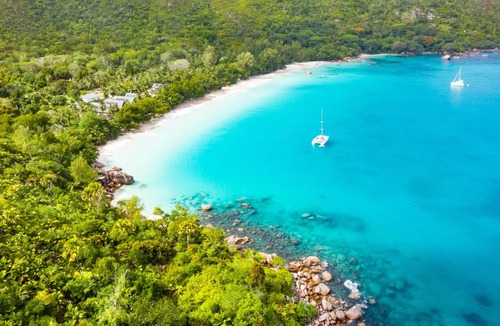 Praslin Island Boat Rental | Seychelles Sun-Soaked Sailing: A Pristine Beach Experience from Praslin