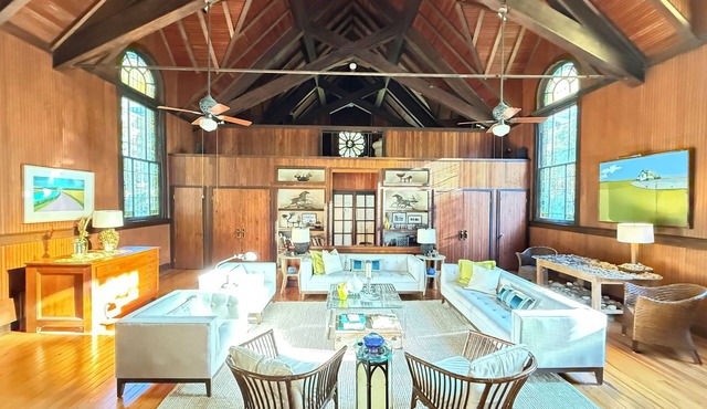 1800's Church, Restored And Converted To A Designers Private Beach Retreat in Coloma
