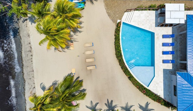 5 Bedroom Beachfront Villa w/Large Pool & Staff in Placencia