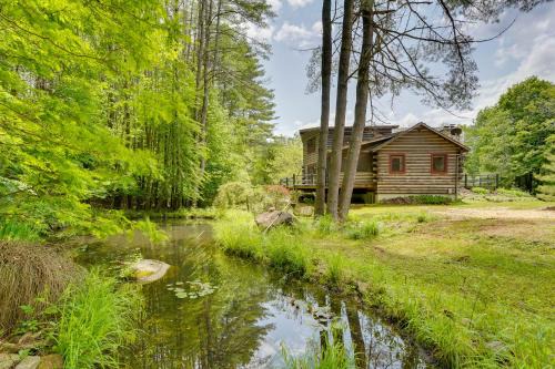 A-Frame Log Home w/Game Room Near Lake George! in Bolton