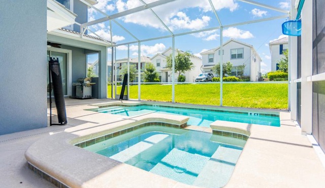 Adorable Vacation Single Home with Private Pool CG1592 in Davenport