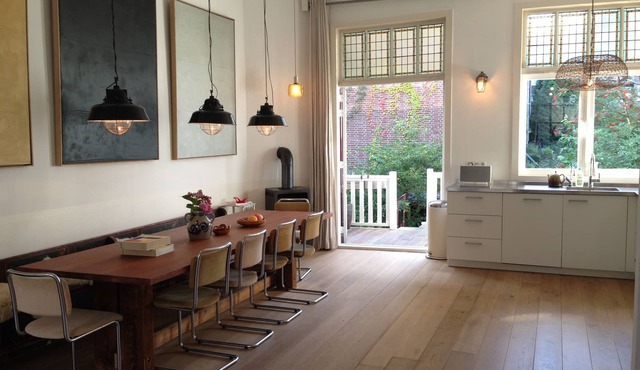 Art filled four floor townhouse in family friendly neigbourhood in Amsterdam