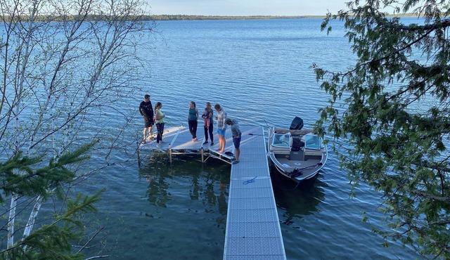 Beautiful home on Kabekona Lake near Walker, MN! Features 2 master suites! in Laporte