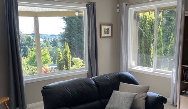 Centrally located ocean view suite for work or vacation. in Ladysmith
