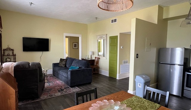 Comfy loft with views of Ashtabula River! In the center of Bridge Street! in Ashtabula
