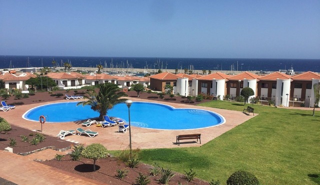 FRONT-LINE Ocean View Apt | AC & Fiber Wi-Fi | Huge Terrace | Amarilla Golf in Amarilla Golf