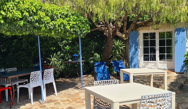 Golf de St Tropez Exceptional sea view 100m beach fenced villa Bas Rayol in Rayol-Canadel-Sur-Mer