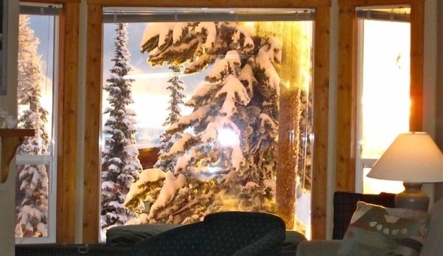Have fun with the Family- Hot coco by the fire & apres ski hot tub! in Beaverdell