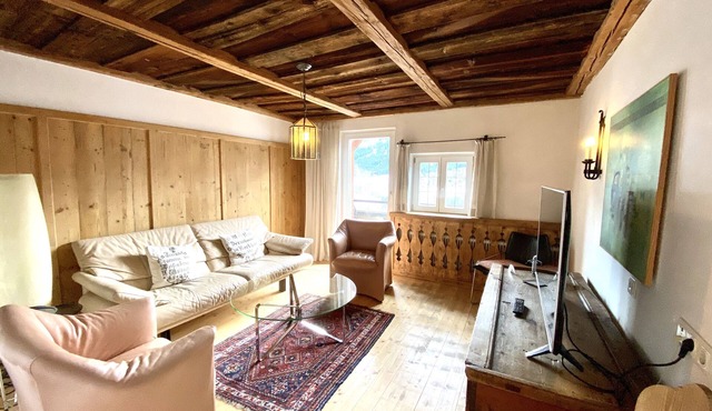 Holiday apartment for 4 pers with BALCONY, SWIMMING POOL, GARDEN, cable cars in the summer for free in Telfes