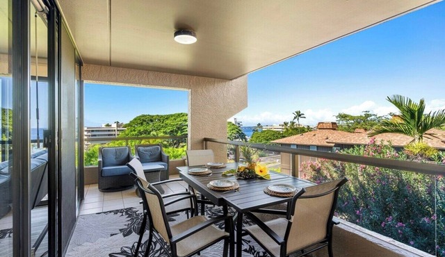 Kona Pacific: Oceanview 2BR Condo with Lanai—Steps to Beaches & Downtown! in Kailua Kona