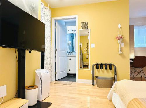 Modern King Studio - 10 mins to Downtown - Free Parking & Pet Friendly in Vancouver