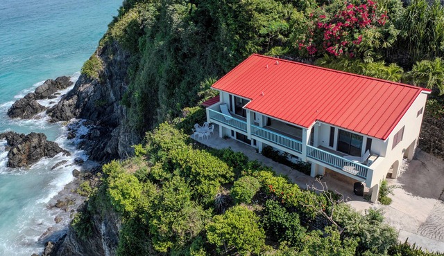 Oceanfront - 3 Bedroom Villa - BEST VIEW IN TORTOLA in Long Bay