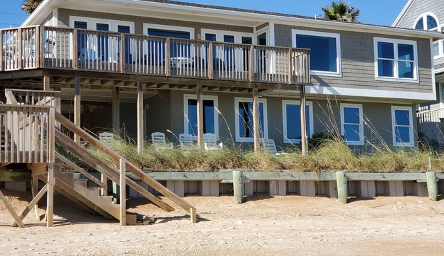Oceanfront House with Private Beach, Patio, and Gameroom in Ponte Vedra Beach