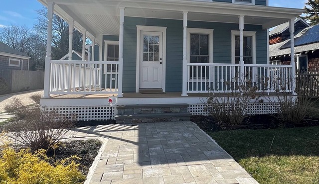 Old meets new in this fully renovated 19th century farm house. in Greenport