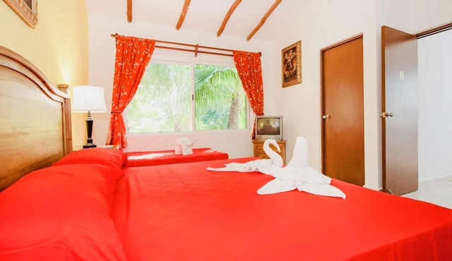 Playacar - Executive Budget Room With Swimming Pool Air Conditioning and Parking in Playa del Carmen