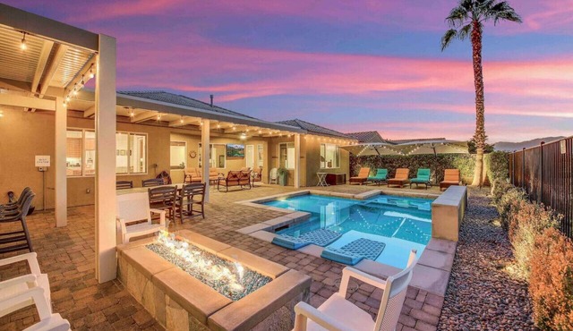 Secluded Private Golf/Pool Home With Game Room in Indio