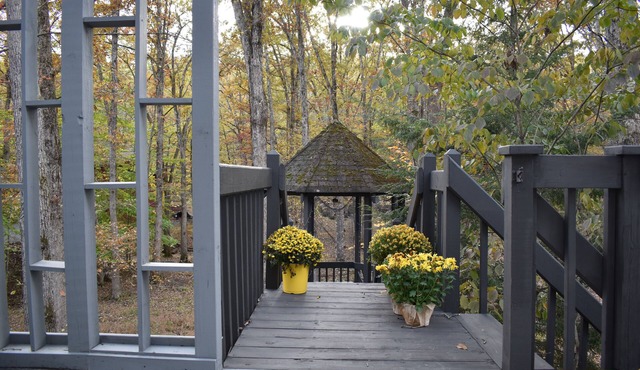 Silver Fox Water Front SsMook Lux Pocono Home, HOT TUB, SAW CREEK FRONT in Bushkill