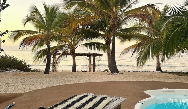 Spacious Beachfront 2-bdr 2-bath 1700 SF Suite w/Pool just Steps from the Beach! in West End