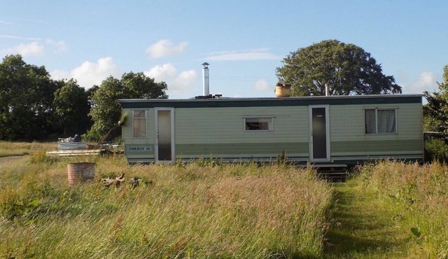 Static caravan at Fernhill Farm in Compton Martin