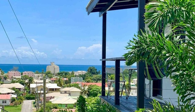 Studio APT 5A, Oceanview + Pool, Near Beach | @ Paradise Point Barbados in Oistins