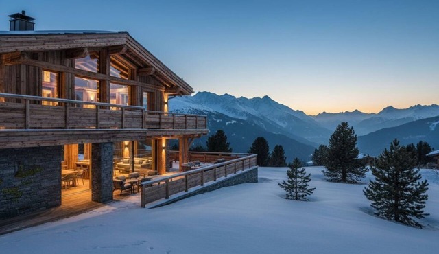 Stunning Oberlech Chalet 1,600 Meters Above With 10 Elegant Suites and Jacuzzi in Lech