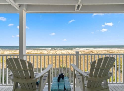 Surf Break - Feel your stress melt away as you relax on the ocean view deck and listen to the waves crash condo in Carolina Beach