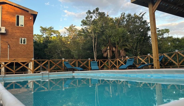 TMT Legacy Jungle Cabin with Ac and Wifi in Belize City