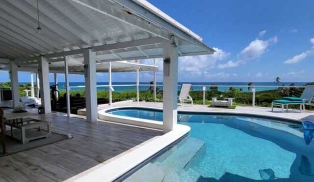Unique Rare Villa! Retreat Style, Full Sea Views With Private Pool & Hot Tub! by RedAwning in Christ Church