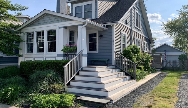 Updated, Beachy Four-Bedroom Home 0.6 Miles to Beach in Belmar