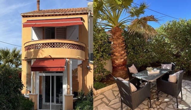 Villa Maisonsaintaygulf 6pers 200m Galiote Beach Outdoor Whirlpool in Fréjus