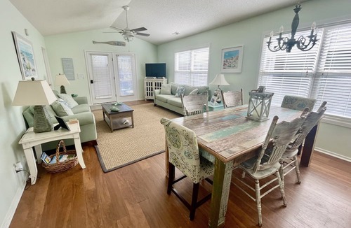 Surfside Beach House | Sandy Feet Retreat-1/2 Block to Beach, Pet Friendly, Wi-Fi & Optional GC Rental