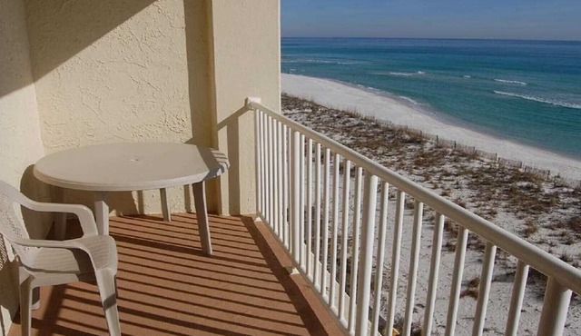 Directly on the Gulf, larger end unit, both bedrooms have water view! in Pensacola Beach